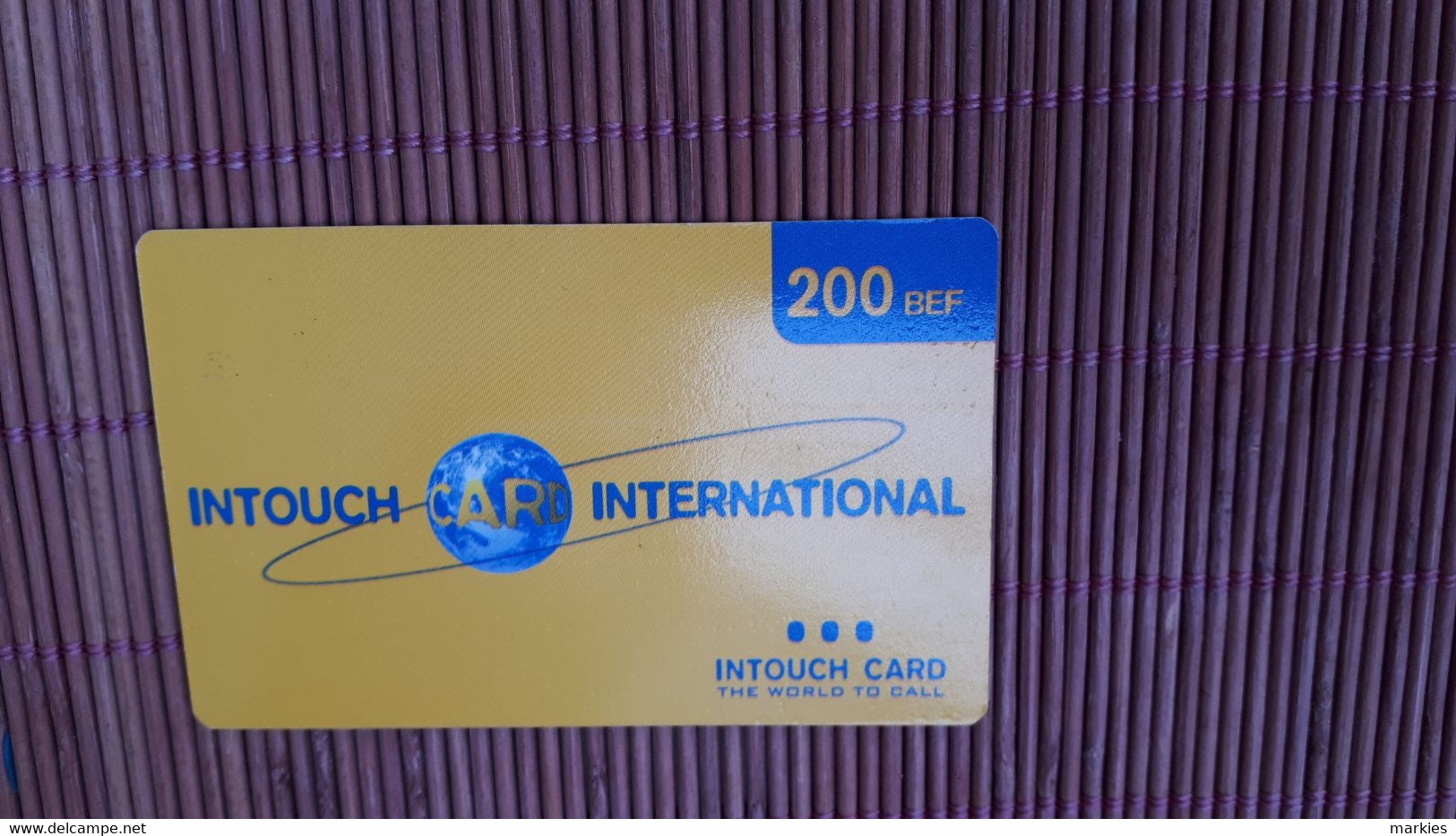 Intouch Thin Carton Edition  2 Scans Used  Rare - Origine Inconnue