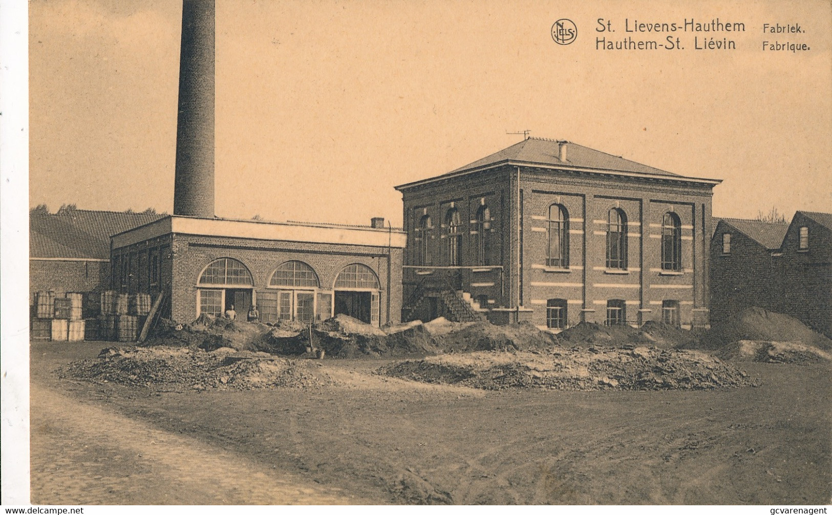 SINT  LIEVENS HOUTEM   FABRIEK               2 SCANS - Sint-Lievens-Houtem