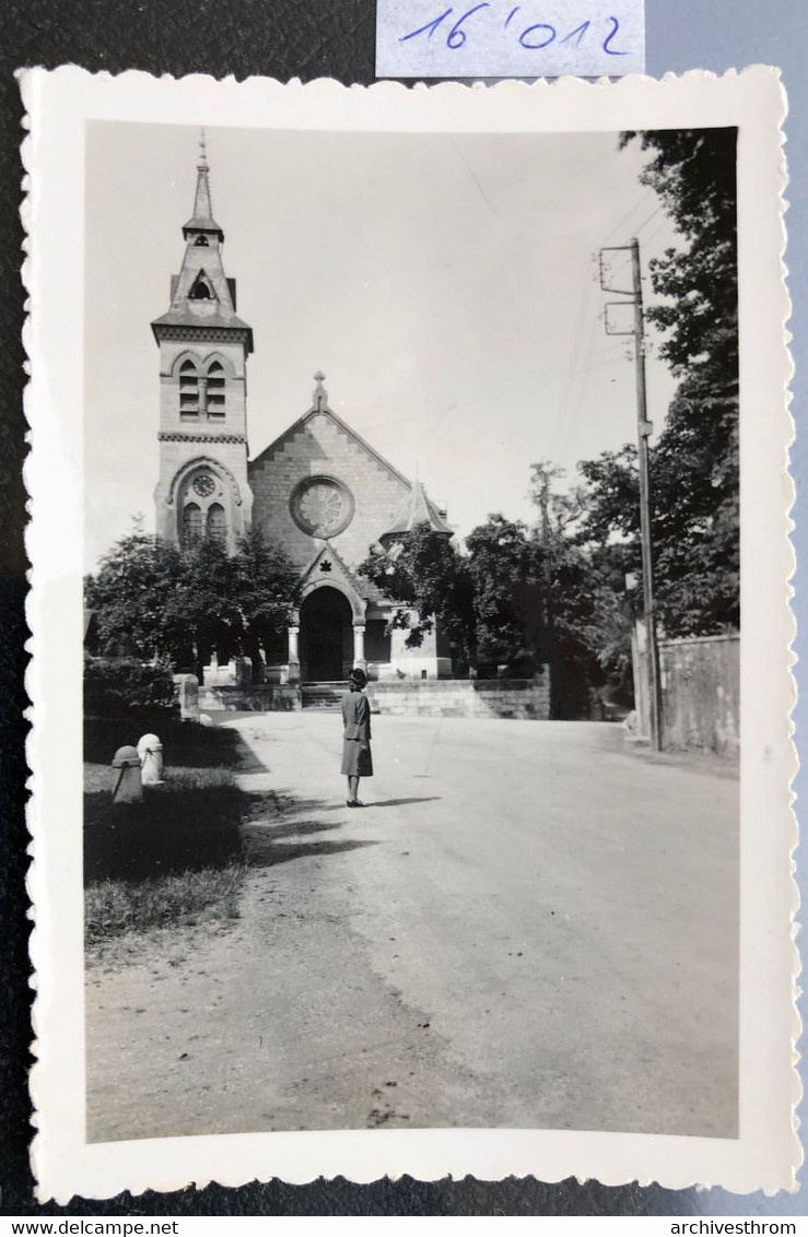 Genthod : L'église ; Petite Photo (9,5 / 6,5 Cm). Souvenir De Promenade(16'012) - Genthod