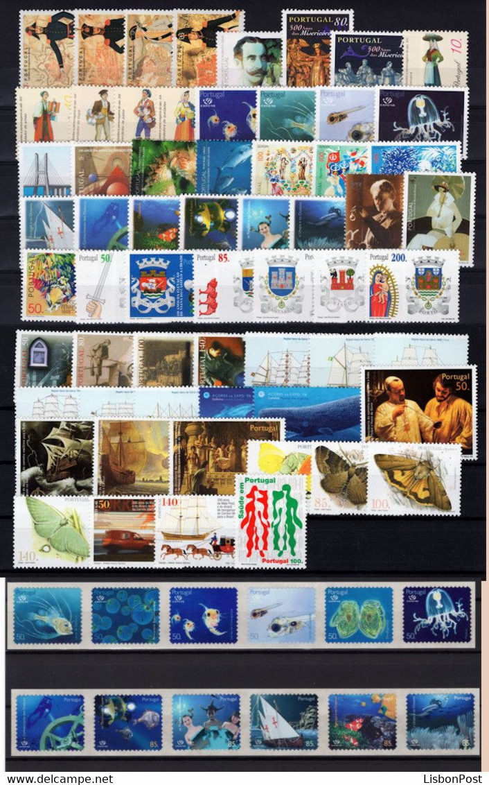 1998 Portugal Azores Madeira Complete Year MNH Stamps. Année Compléte NeufSansCharnière. Ano Completo Novo Sem Charneira - Ganze Jahrgänge