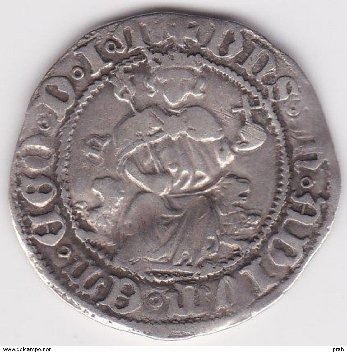 NAPOLI, Alfonso I, Carlino - Monedas Feudales