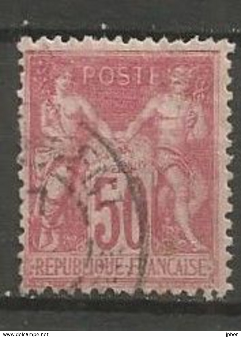 France - Type Sage - N°104 - 50c. Rose - 1898-1900 Sage (Tipo III)