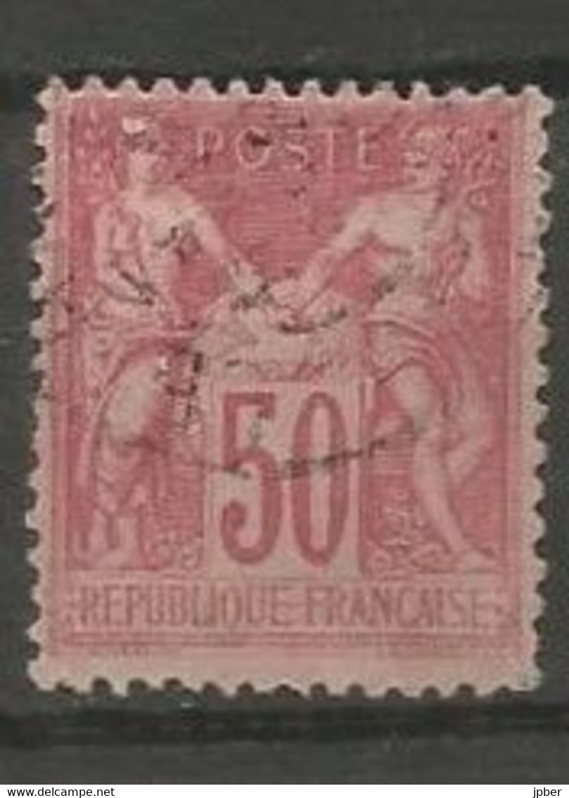 France - Type Sage - N°104 - 50c. Rose - 1898-1900 Sage (Tipo III)