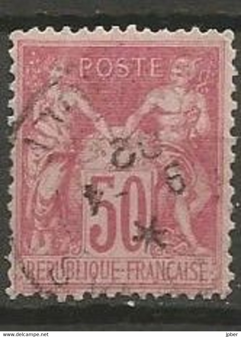 France - Type Sage - N°104 - 50c. Rose - 1898-1900 Sage (Type III)