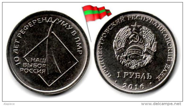 Transnistria - 1 Rouble 2016 (10 Years Of Independence Referedum - UNC) - Moldavia