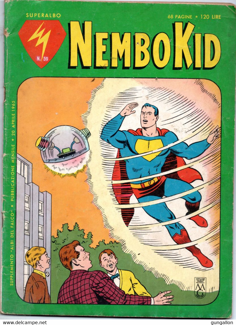 Super Albo Nembo Kid (Mondadori 1964)  N. 59 - Super Héros