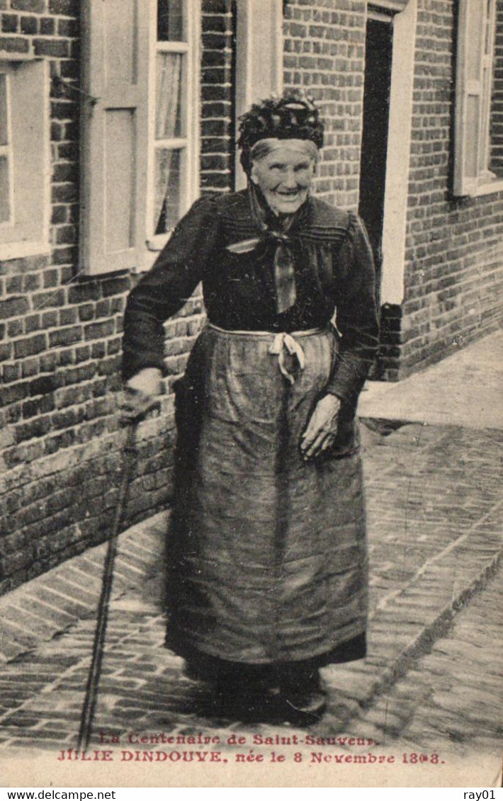 Belgique- Hainaut - La Centenaire De Saint-Sauveur -JulieDindouve, Née Le 8 Novembre 1908. - Frasnes-lez-Anvaing