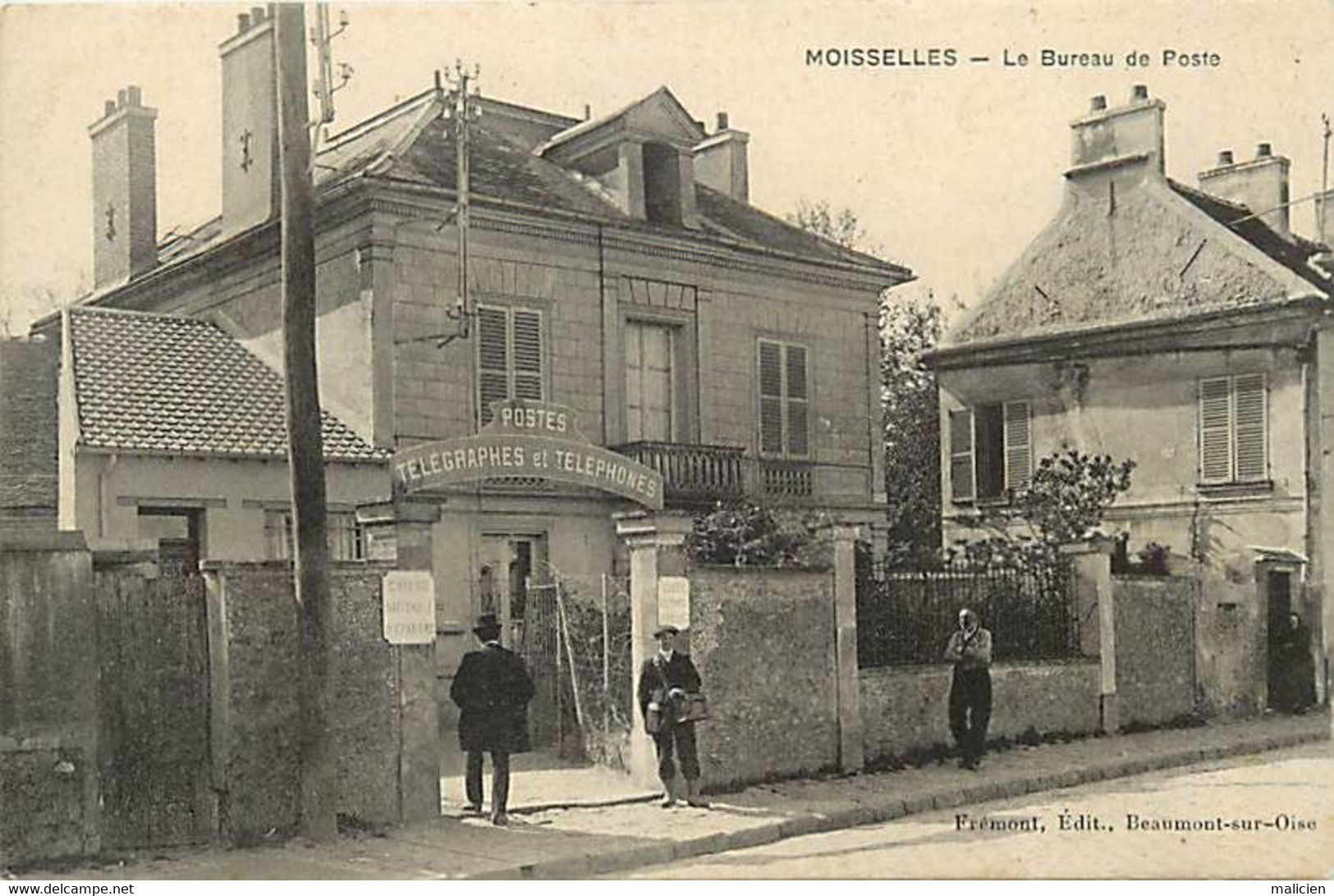 - Val D Oise -ref-A16- Moisselles - Le Bureau De Poste - Postes Télégraphes - Téléphone - P.t.t. - - Moisselles