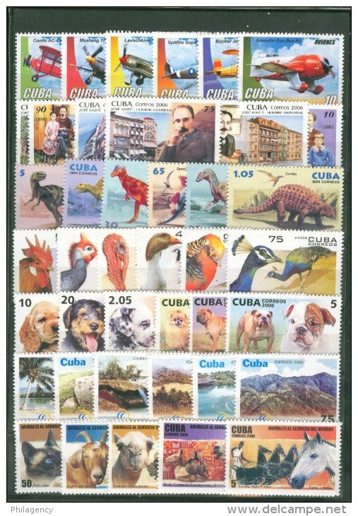 CUBA MINT. AÑO COMPLETO 2006 - Komplette Jahrgänge