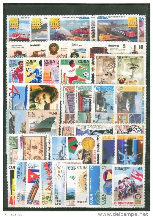CUBA MINT. AÑO COMPLETO 2006 - Années Complètes
