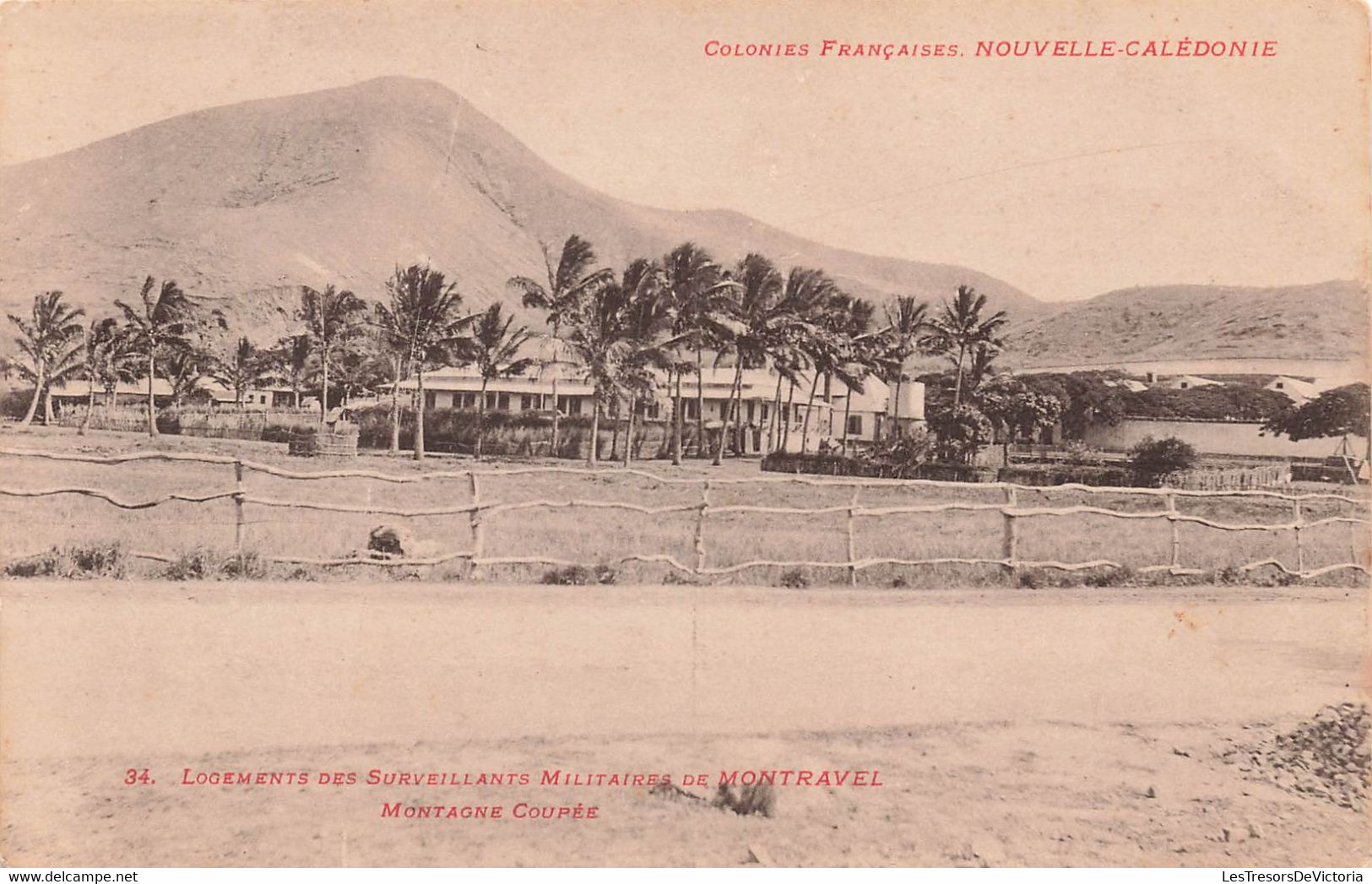 CPA NOUVELLE CALEDONIE - Logement Des Surveillants Militaires De Montravel - Montagne Coupée - - Neukaledonien