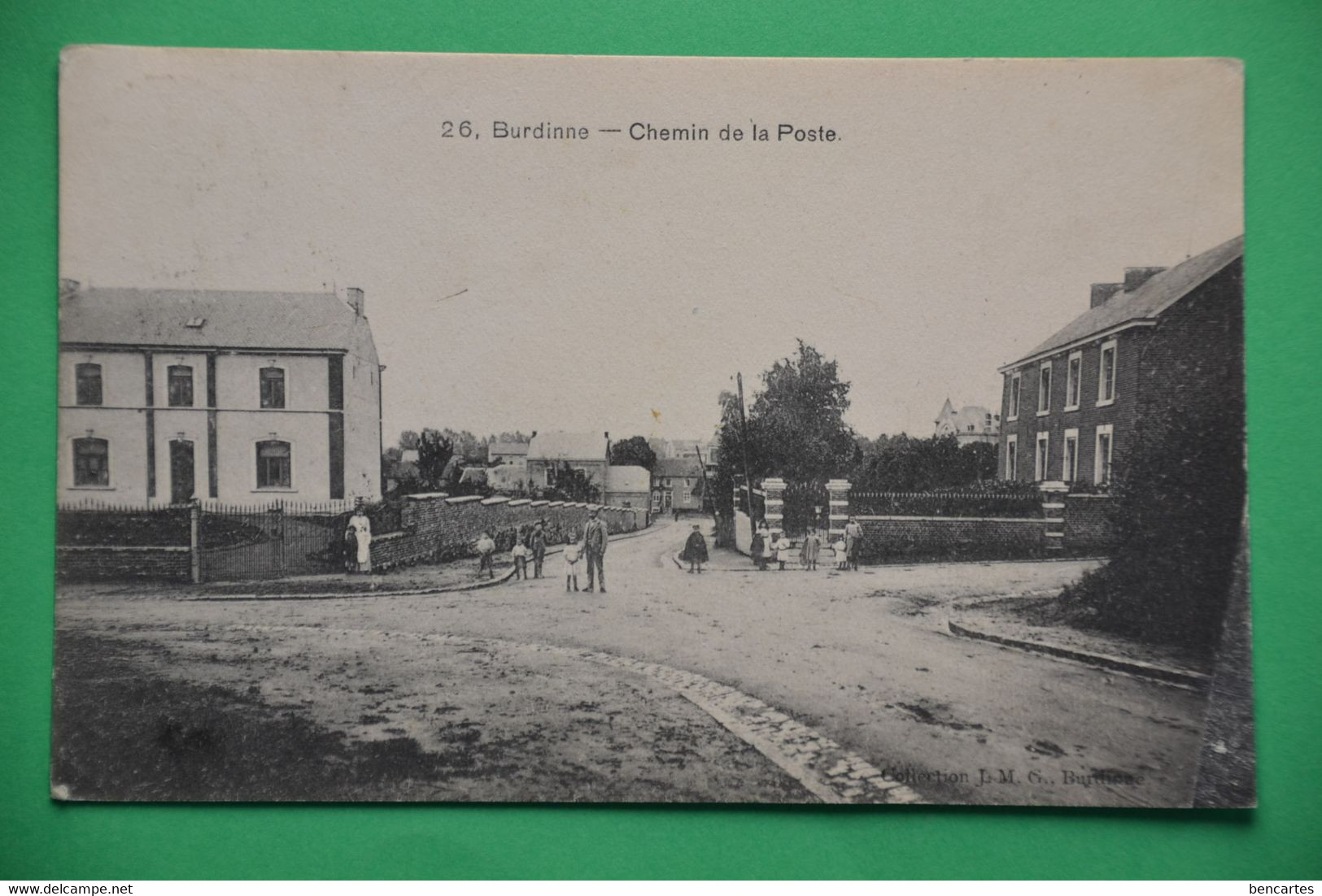 Burdinne 1908: Chemin De La Poste Animée - Burdinne