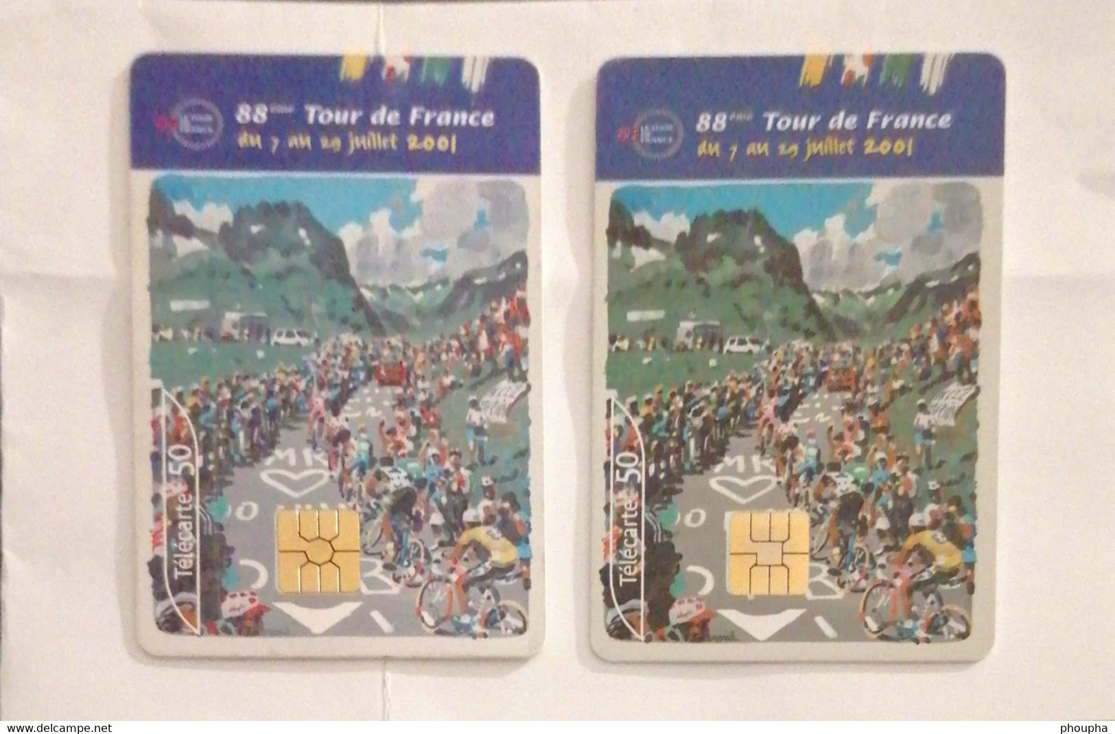 2 Cartes : Tour De France (2001) . - 2001