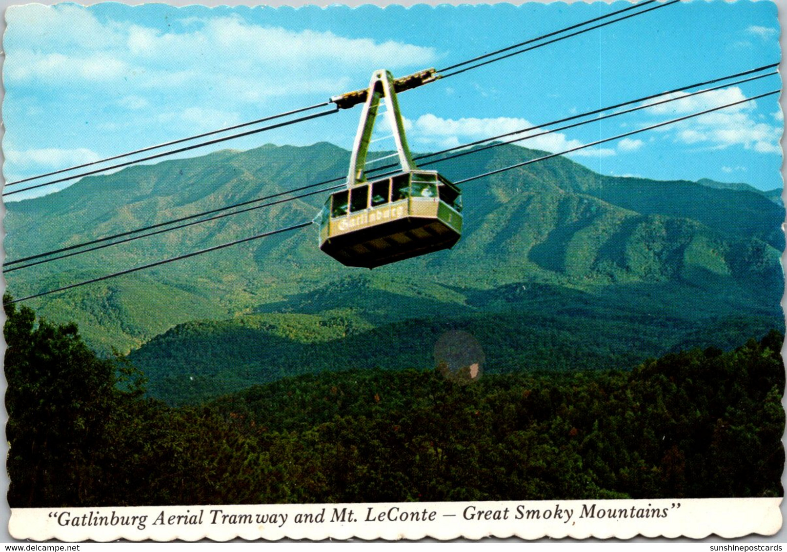 Tennessee Smoky Mountains Gatlinburg Aerial Tramway And Mount LeConte - Smokey Mountains