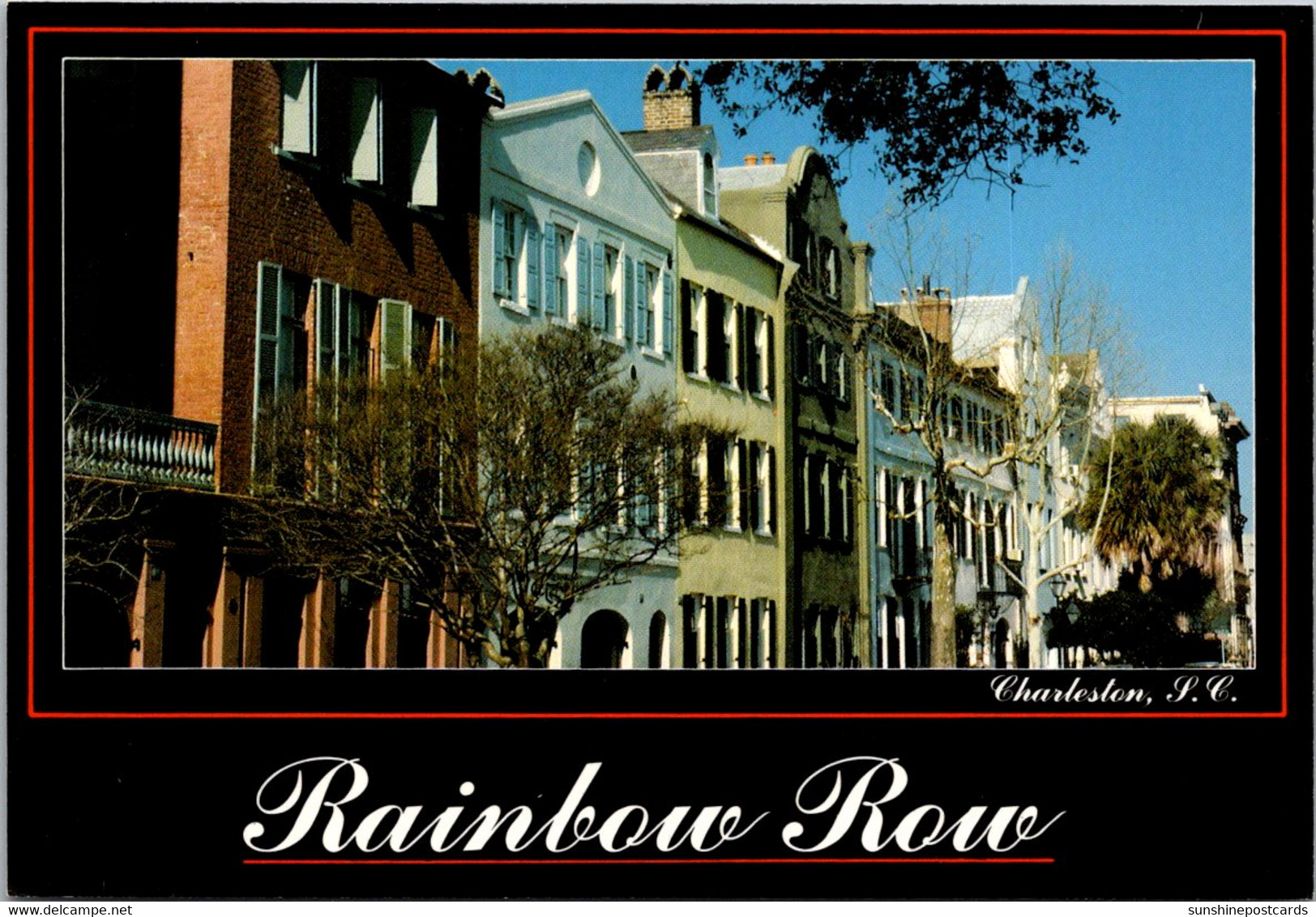 South Carolina Charleston Rainbow Row - Charleston