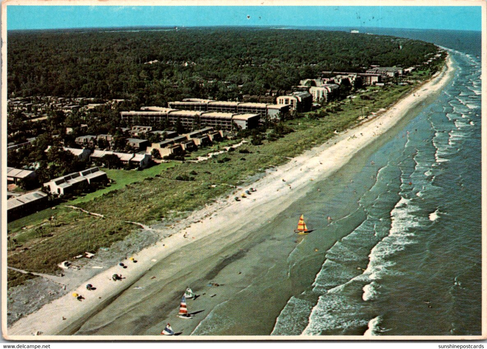 South Carolina Hilton Head Island Aerial View  1982 - Hilton Head