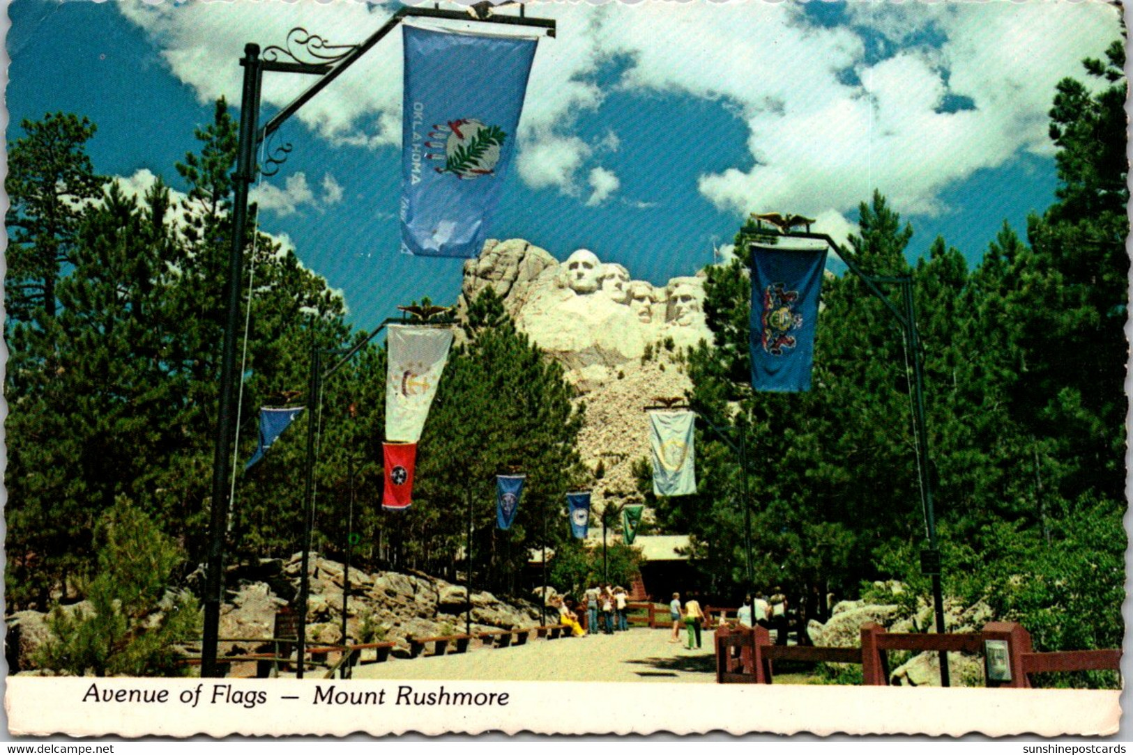 South Dakota Mount Rushmore National Memorial Avenue Of Flags - Mount Rushmore