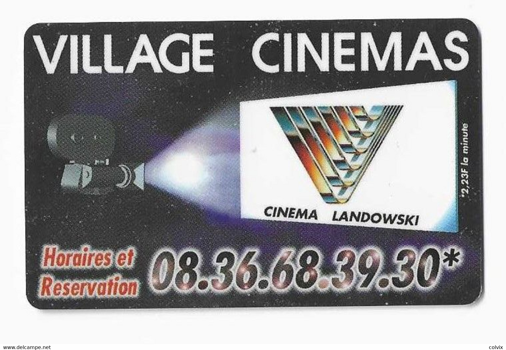 FRANCE CARTE CINEMA LANDOWSKI BOULOGNE BILLANCOURT - Biglietti Cinema