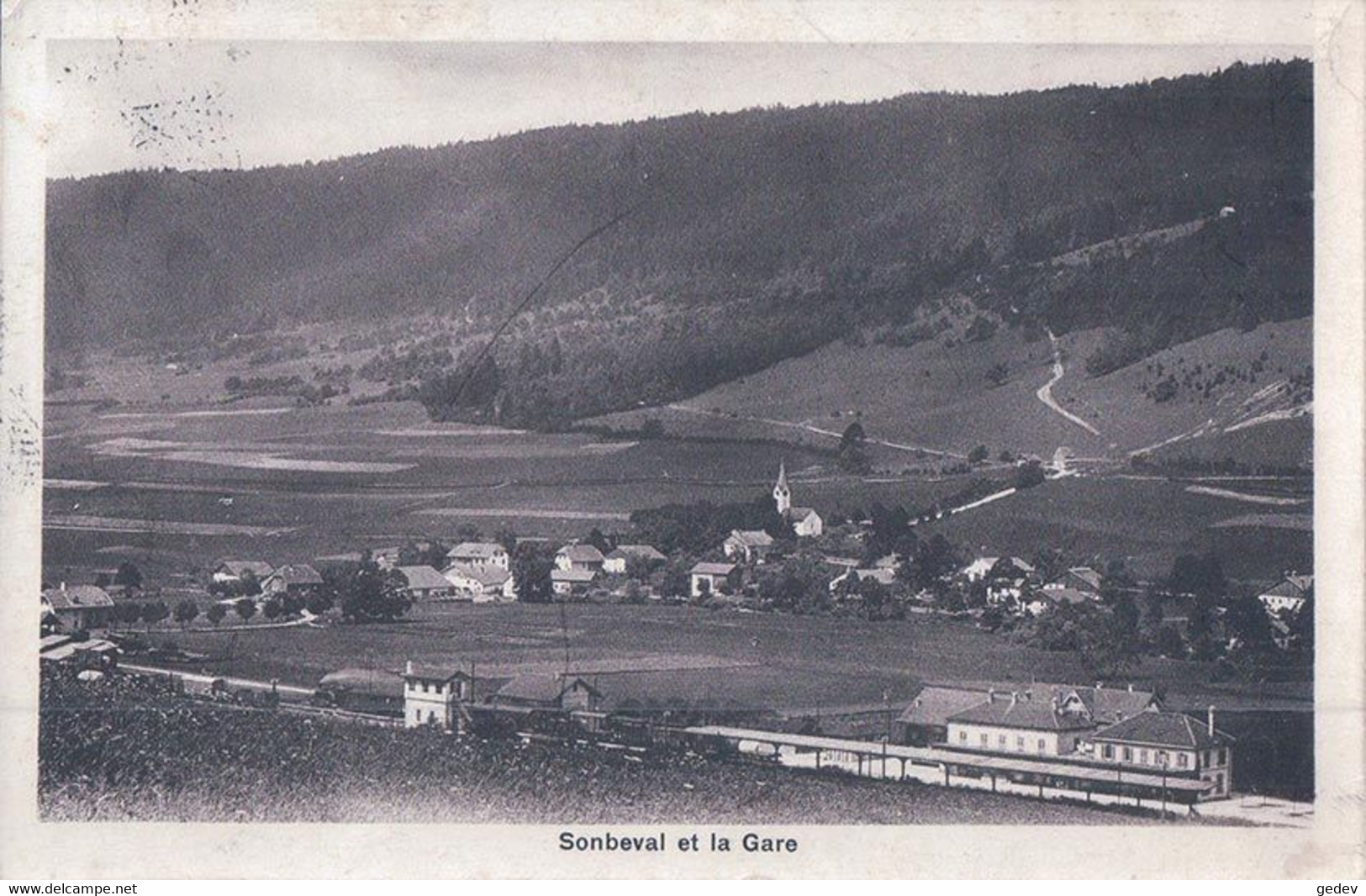 Sombeval BE, Chemin De Fer Et Train à Vapeur En Gare (11) - Sonceboz-Sombeval