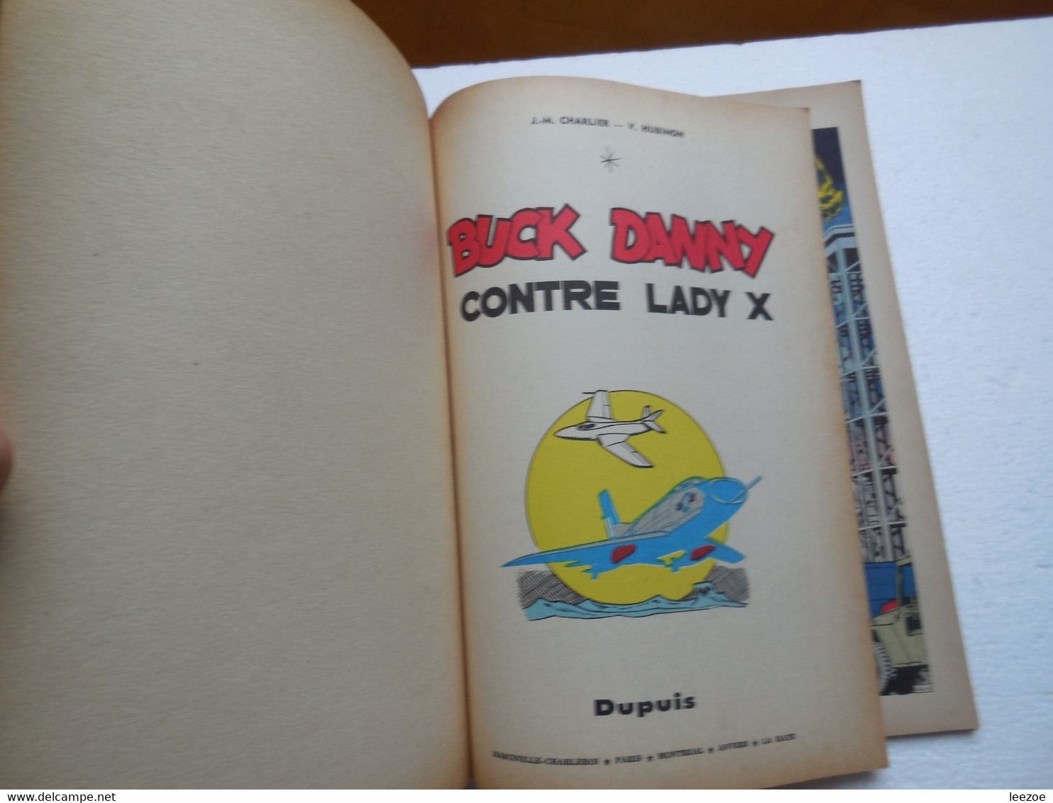 EO (Belge) BD Buck Danny N°17 BUCK DANNY CONTRE LADY X, Jean-Michel Charlier Et Victor Hubinon.1958........PIN03.17.22 - Buck Danny