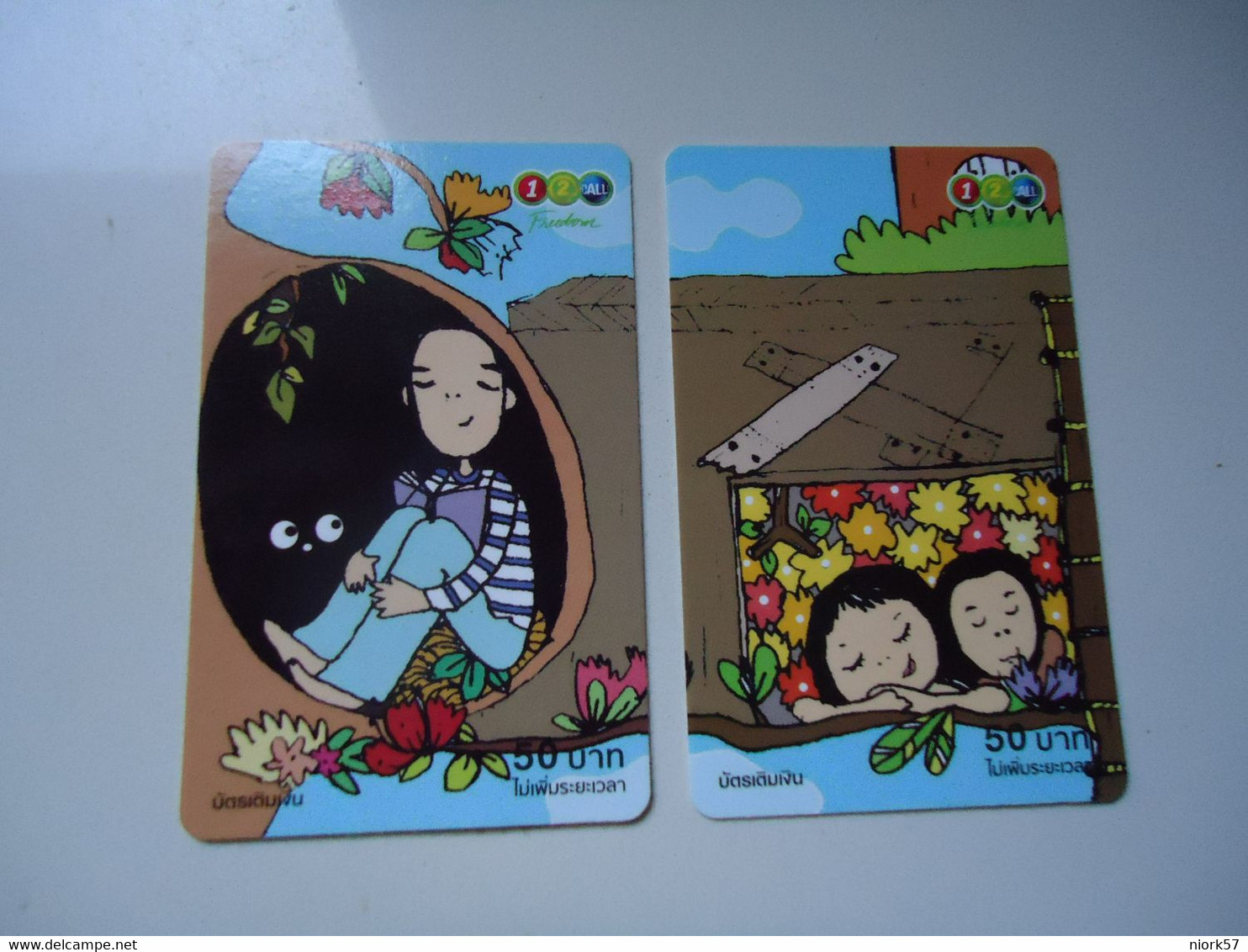 THAILAND USED CARDS SET 2 DISNEY COMICS PUZZLES - Rompecabezas