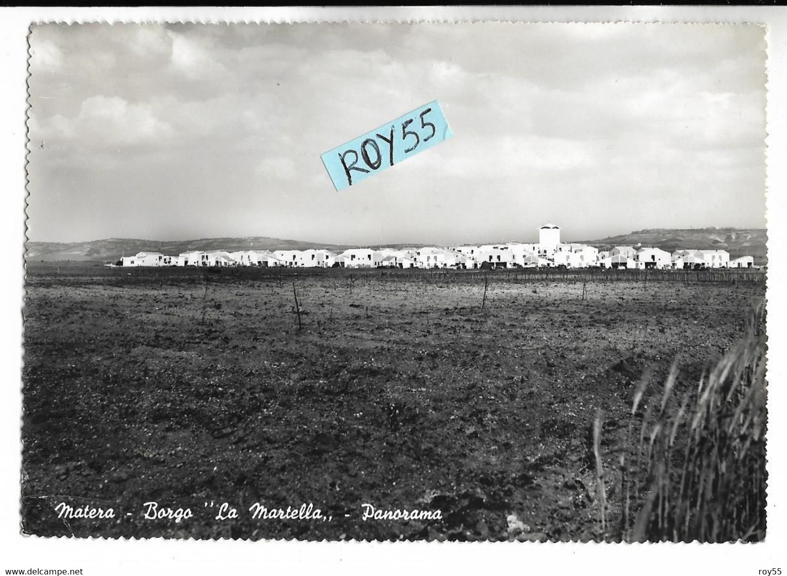 Basilicata-matera Borgo La Martella Veduta Panoramica Case Del Borgo Anni 50 - Matera