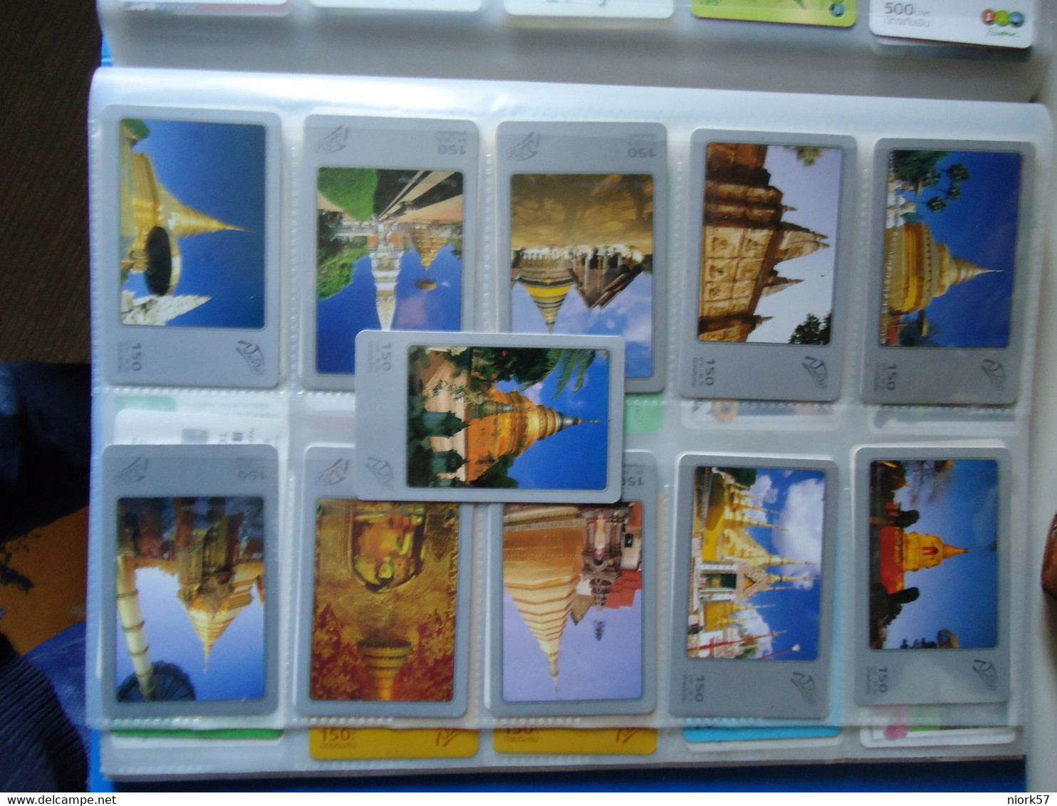 THAILAND  9 USED CARDS HERITAGES MONUMENTS - Paysages
