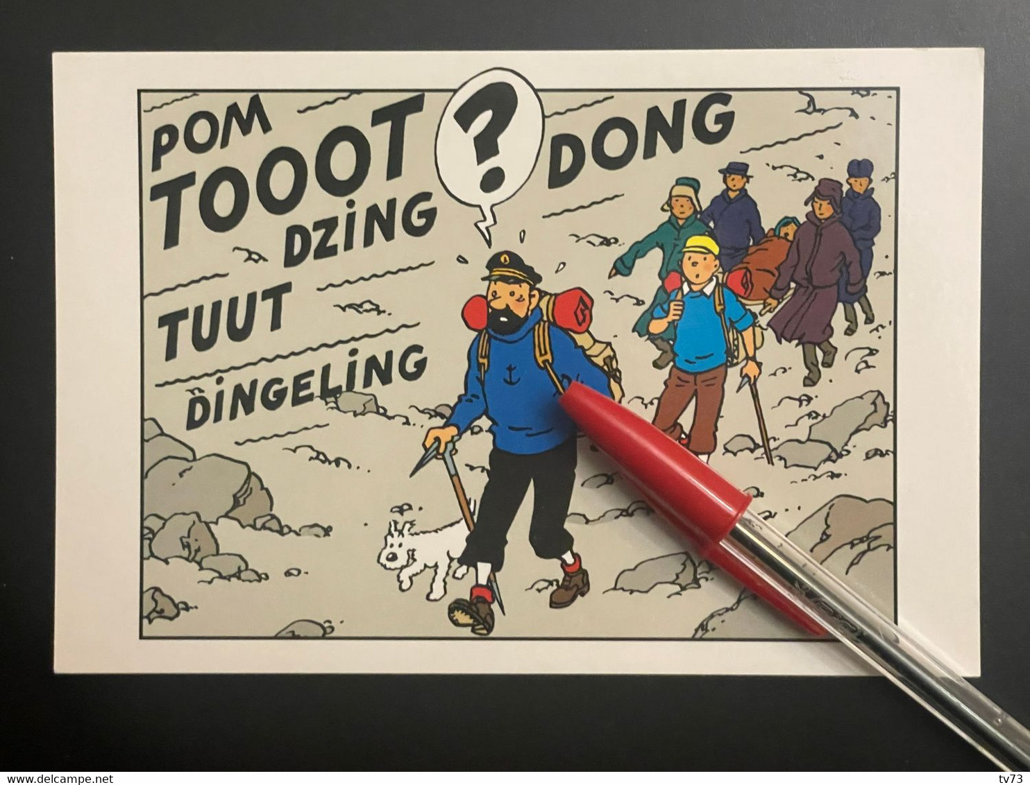 T1418 - Tintin Hergé Moulinsart N°68 - Tintin Au Tibet Milou Capitaine Haddock - Illustrateur Bande Dessinée - Hergé