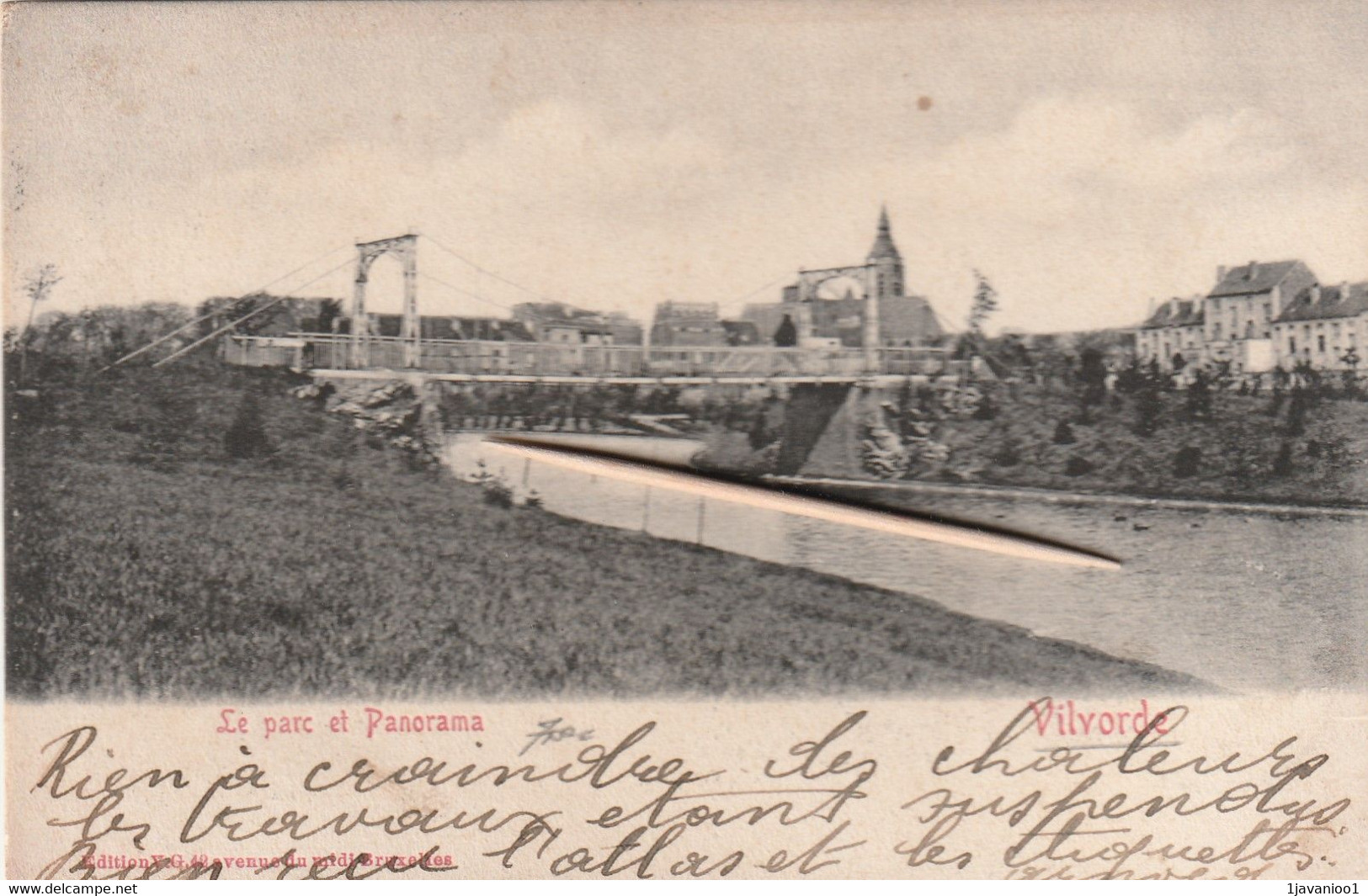 Vilvoorde, Vilvorde, Le Parc Et Panorama, 2 Scans - Vilvoorde