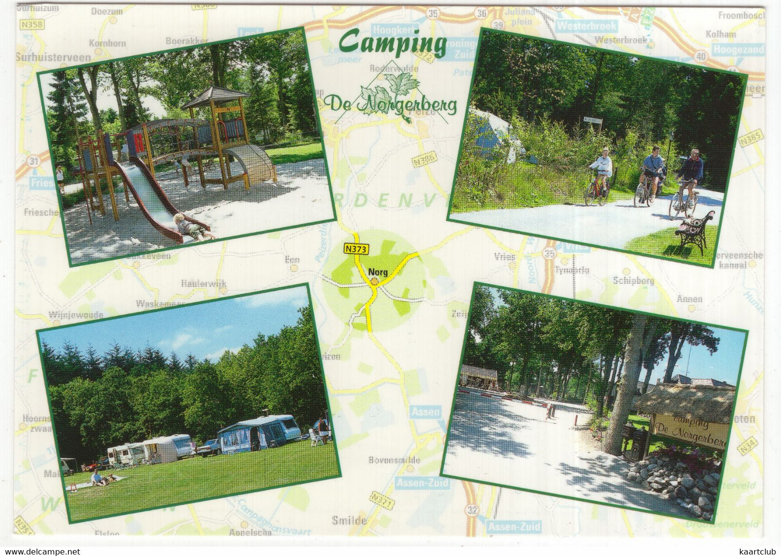 Norg - Camping 'De Norgerberg' , Langeloërweg 63  - (Drenthe, Nederland/Holland) - Norg