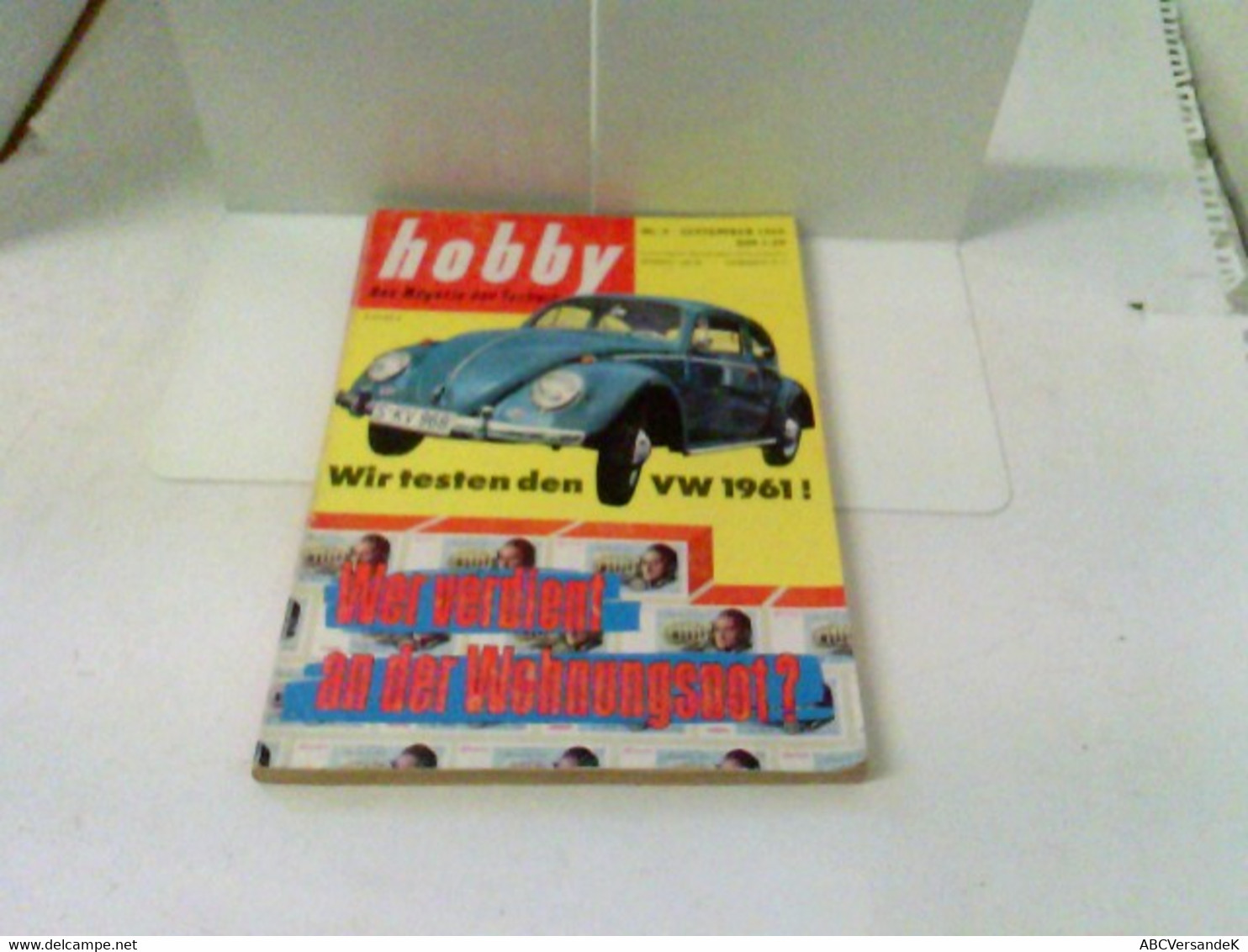 Hobby - Das Magazin Der Technik - Heft 1960/09 - Wir Testen Den VW 1961 ! - Técnico