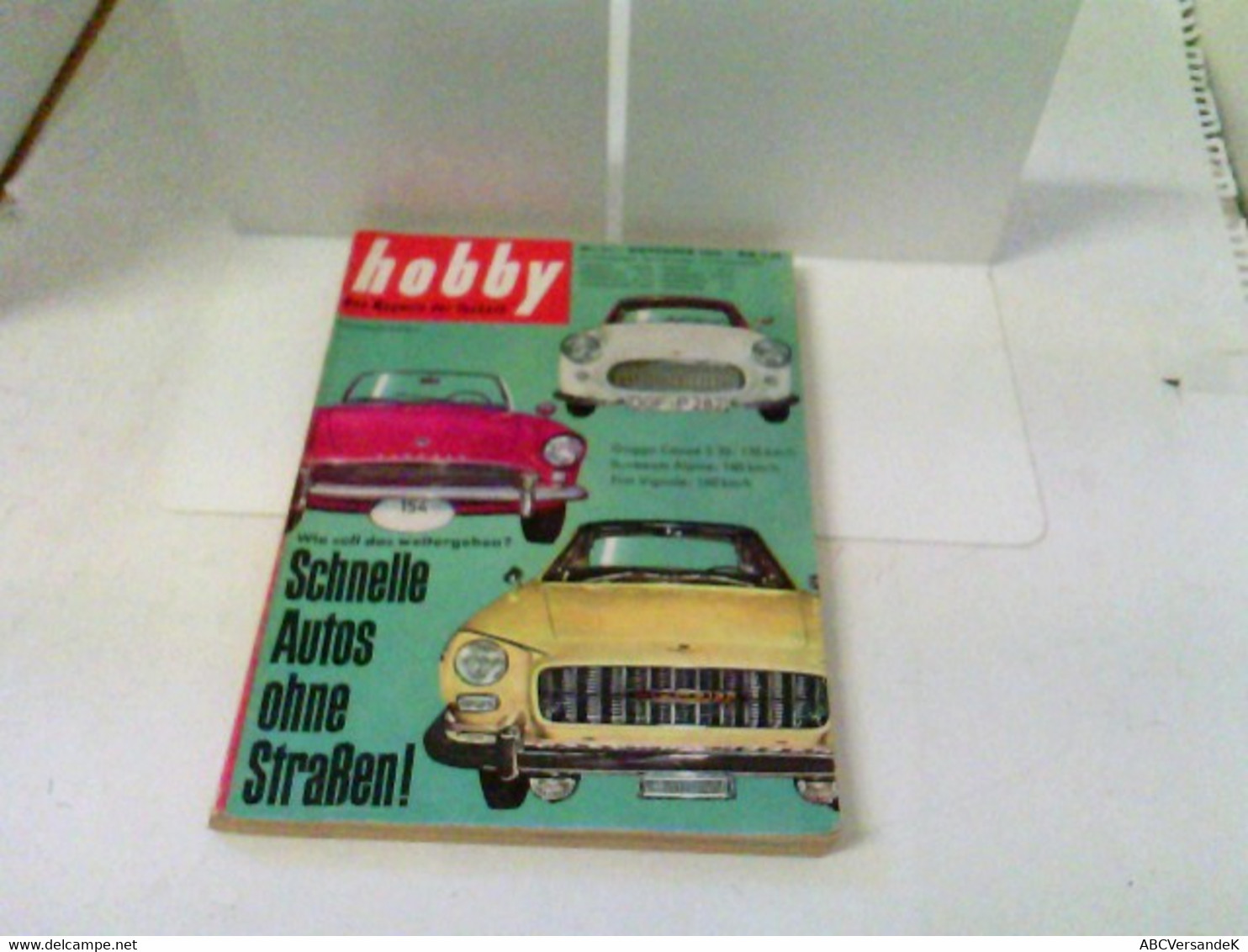 Hobby - Das Magazin Der Technik - Heft 1959/11 - Schnelle Autos Ohne Straqßen ! U.v.m. - Técnico