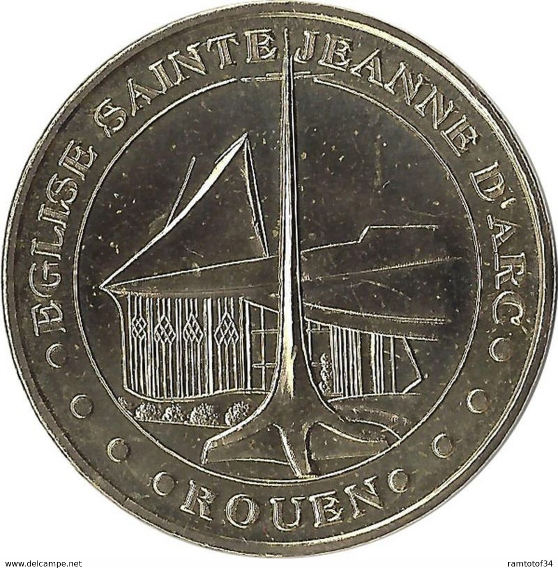 2019 MDP459 - ROUEN - Eglise Sainte Jeanne D'Arc / MONNAIE DE PARIS - 2019