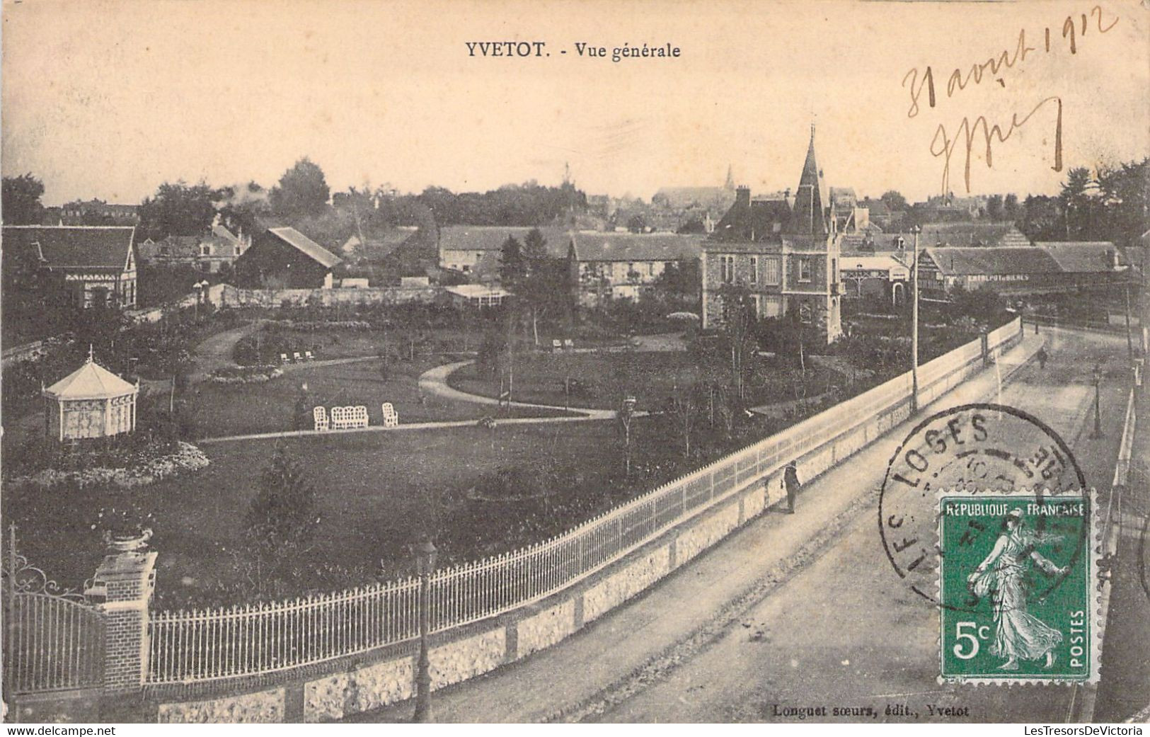 CPA - FRANCE - 76 - YVETOT - Vue Générale - Yvetot