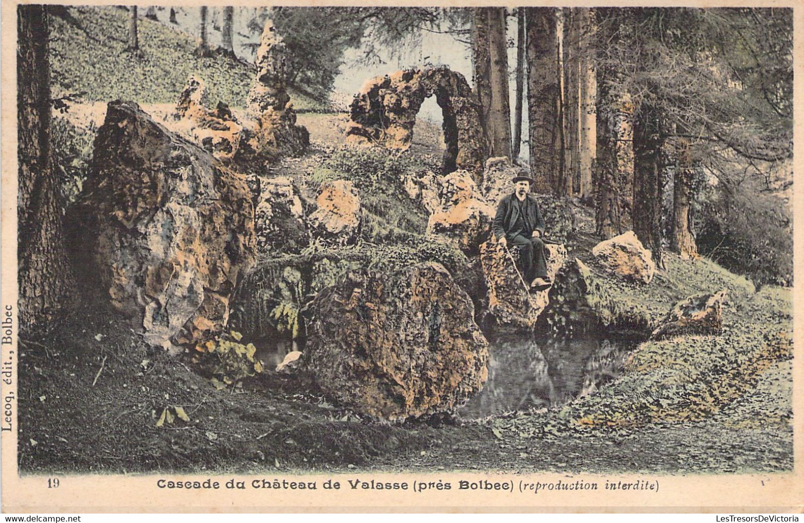 CPA - FRANCE - 76 - Près De BOLBEC - Cascade Du Château De Valasse - Colorisée - Animée - Bolbec