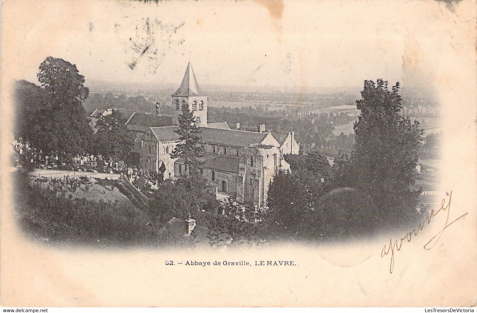 CPA - FRANCE - 76 - LE HAVRE - Abbaye De Graville - Précurseur - Dos Non Divisé - Taxe - Ohne Zuordnung