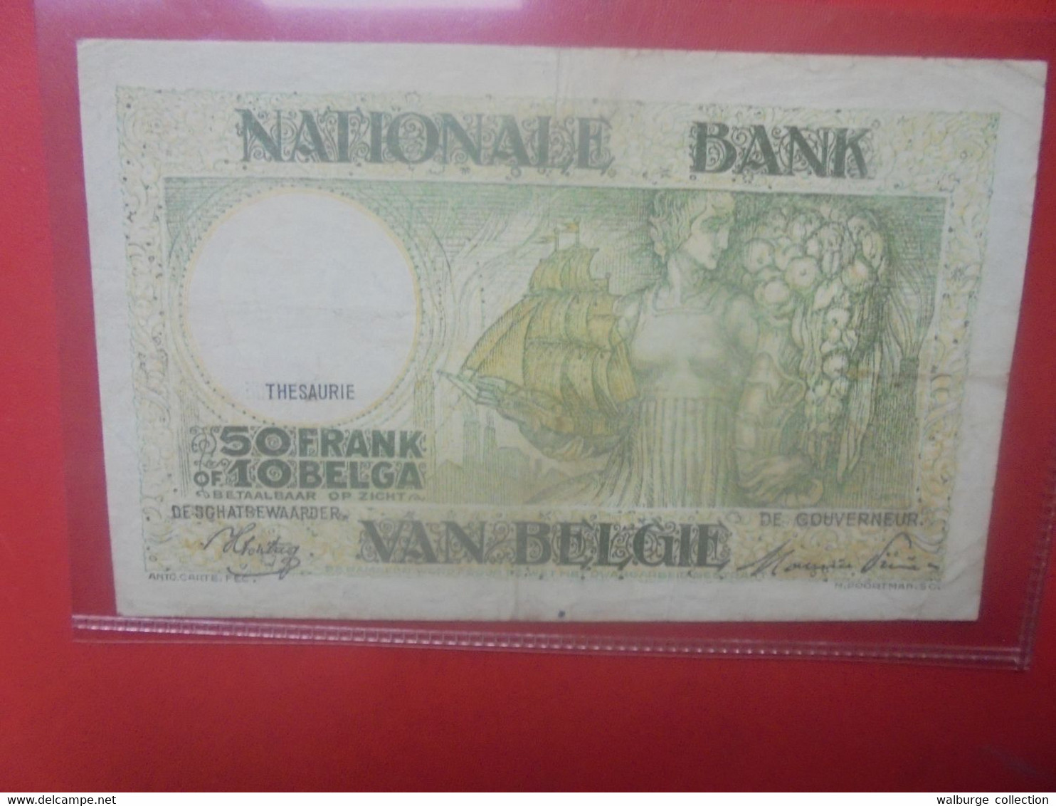 BELGIQUE 50 Francs 1945 Circuler (B.28) - 50 Francs