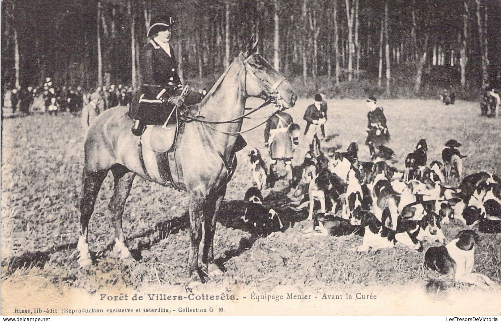 CPA - FRANCE - Chasse - Chasse à Courre - Forêt De Villers Cotterêts - Equipage Menier - Avant La Curée - Chasse