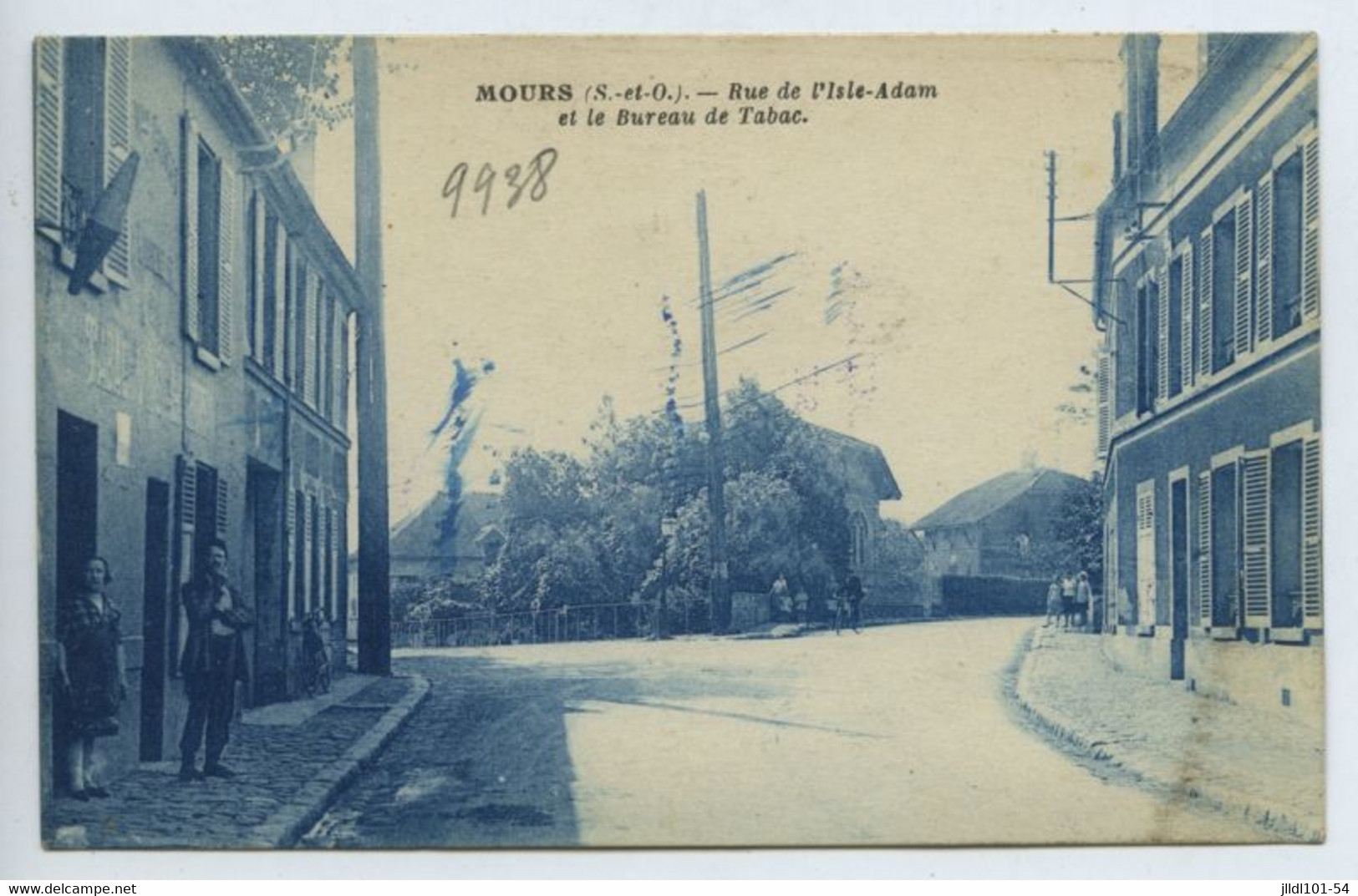 Mours - Rue De L'Isle Adam Et Le Bureau De Tabac - Mours