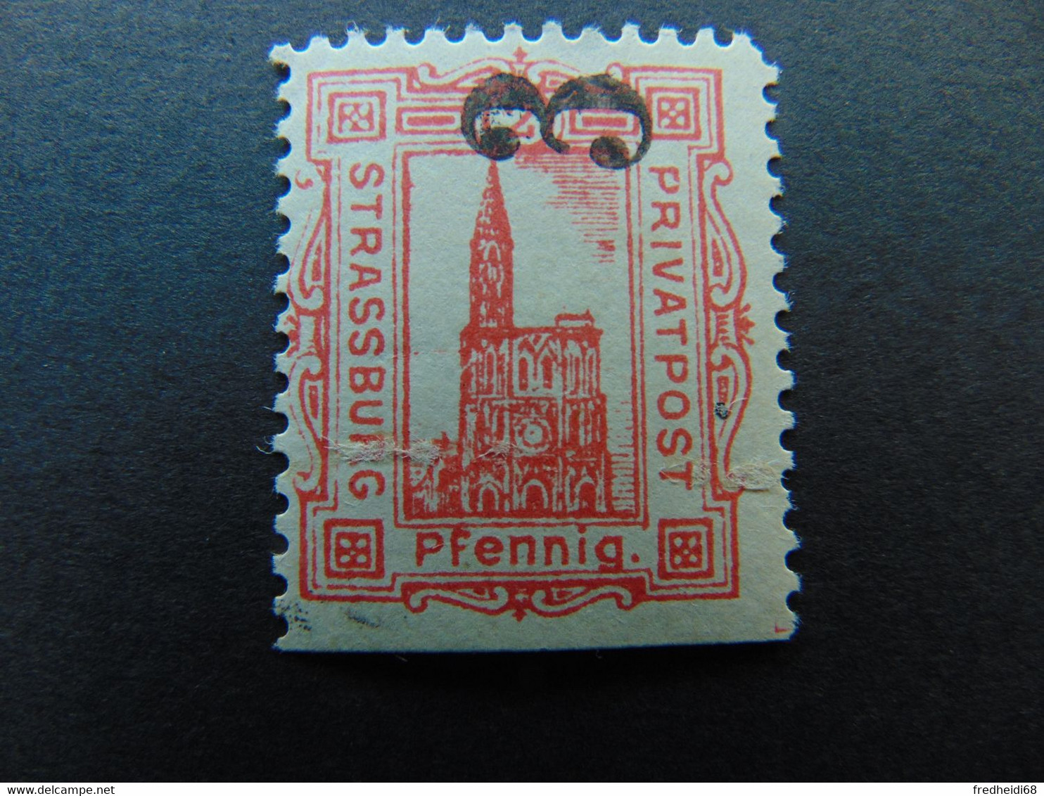 N°. 58* (catalogue De L'ASPAL) Des Postes Locales De Strasbourg - Unused Stamps