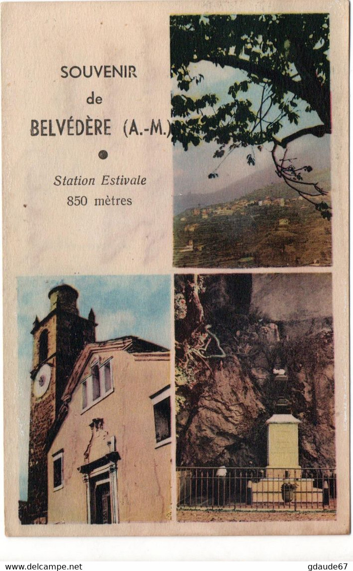 SOUVENIR De BELVEDERE (06) - STATION ESTIVALE - Belvédère