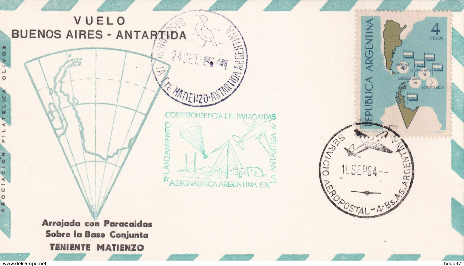 Argentine - Carte - Covers & Documents