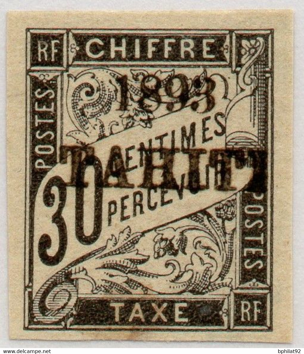 !!! TAHITI, TAXE N°22 NEUVE * SIGNEE 1ER CHOIX PAR CALVES - Unused Stamps