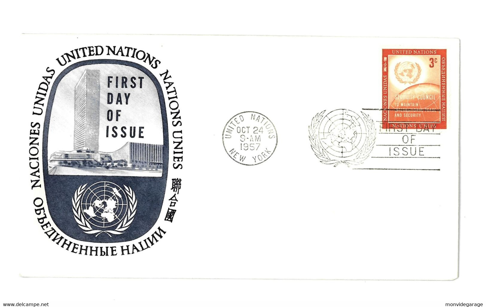 United Nations - First Day Of Issue - 1957 - New York 020 - Covers & Documents