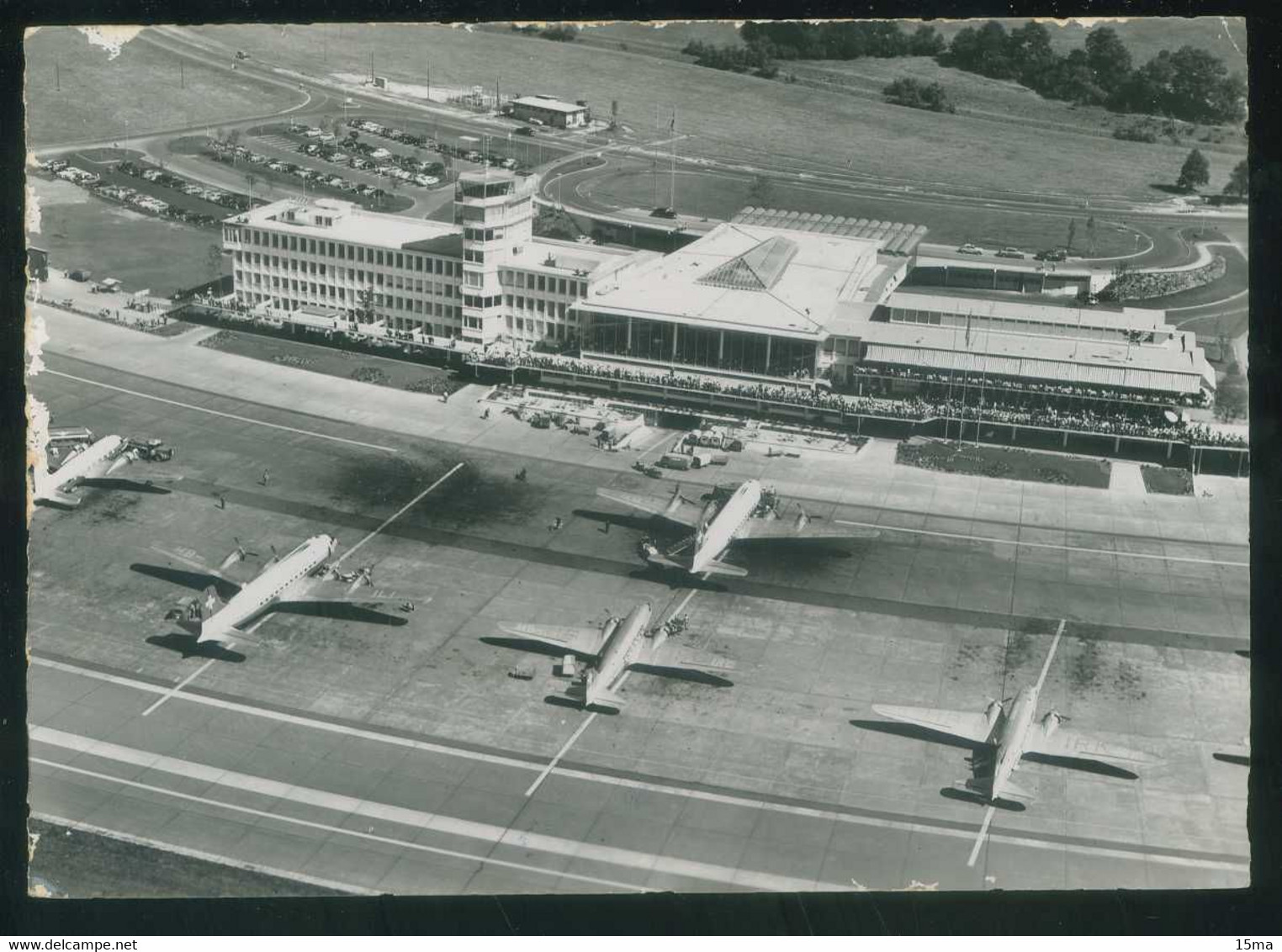 Flughof Zürich Kloten 1953 Swissair Photo Manques Dans Le Cliché Vermisst Das Klischee - Kloten