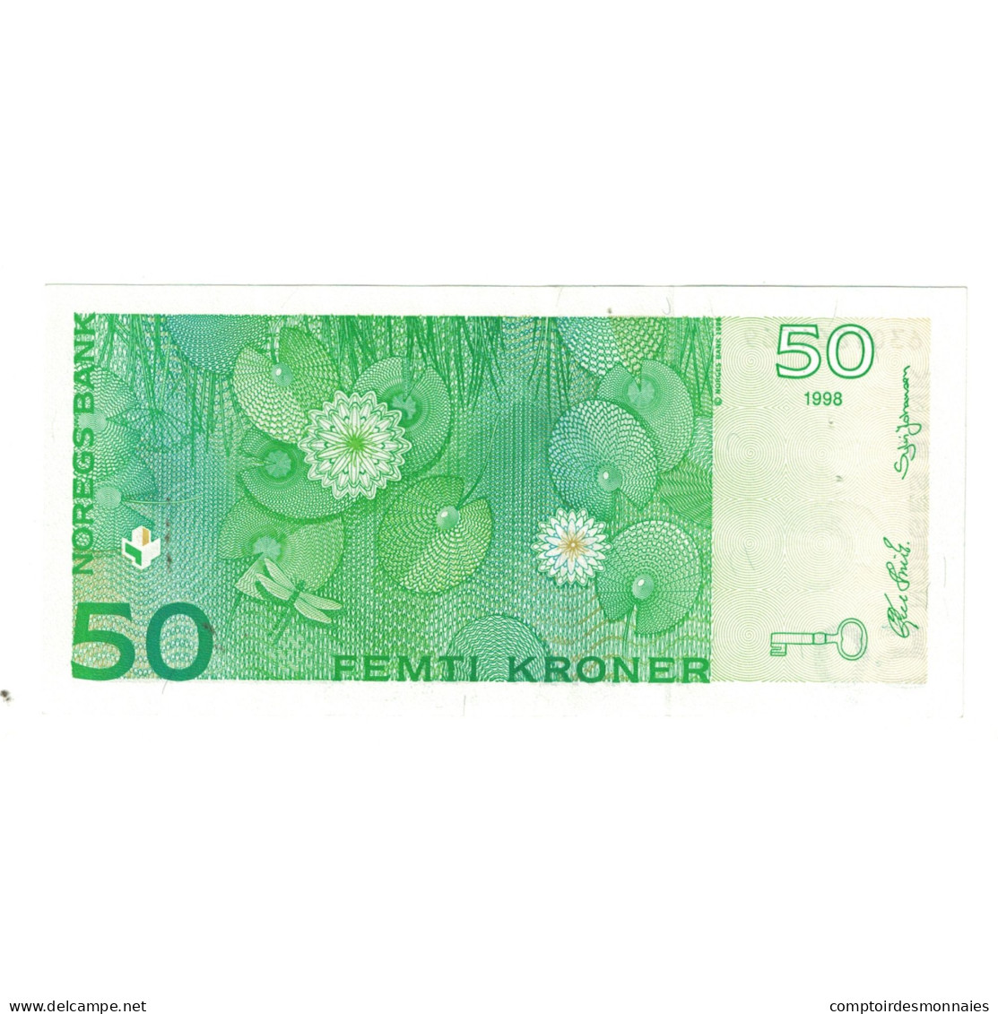 Billet, Norvège, 50 Kroner, 1998, KM:46a, SPL - Norway