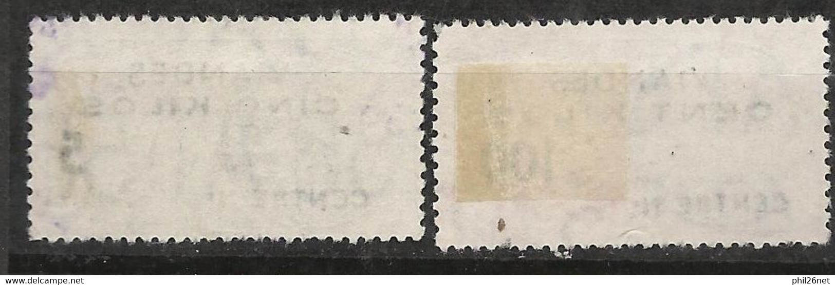 France Fiscaux Viandes S  N°83  Et 87      Oblitérés      B / TB   Voir Scans    Soldé ! ! ! - Stamps