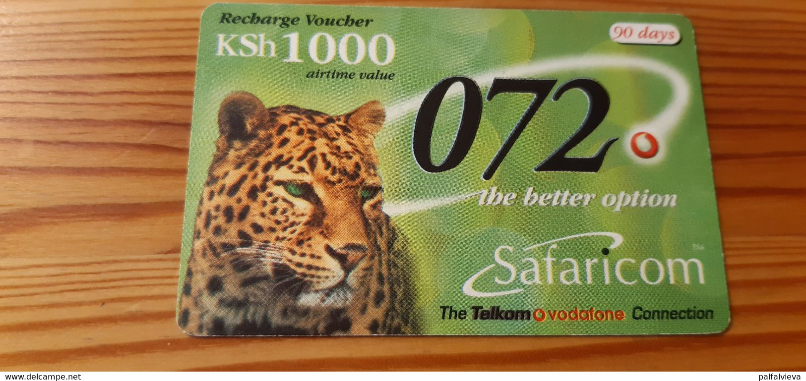 Prepaid Phonecard Kenya, Safaricom - Cheetah - Kenya