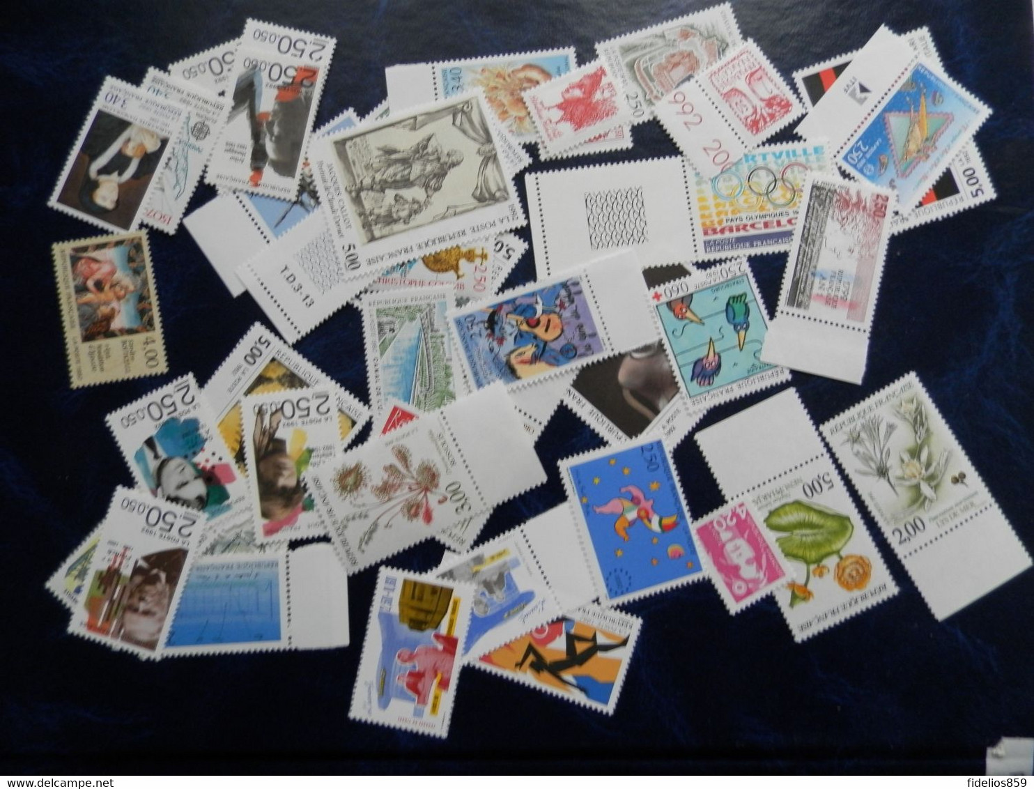 FRANCE : ANNEE COMPLETE 1992 ** SOIT 42 TIMBRES POSTE ET LE BF 14 QUALITE LUXE - 1990-1999