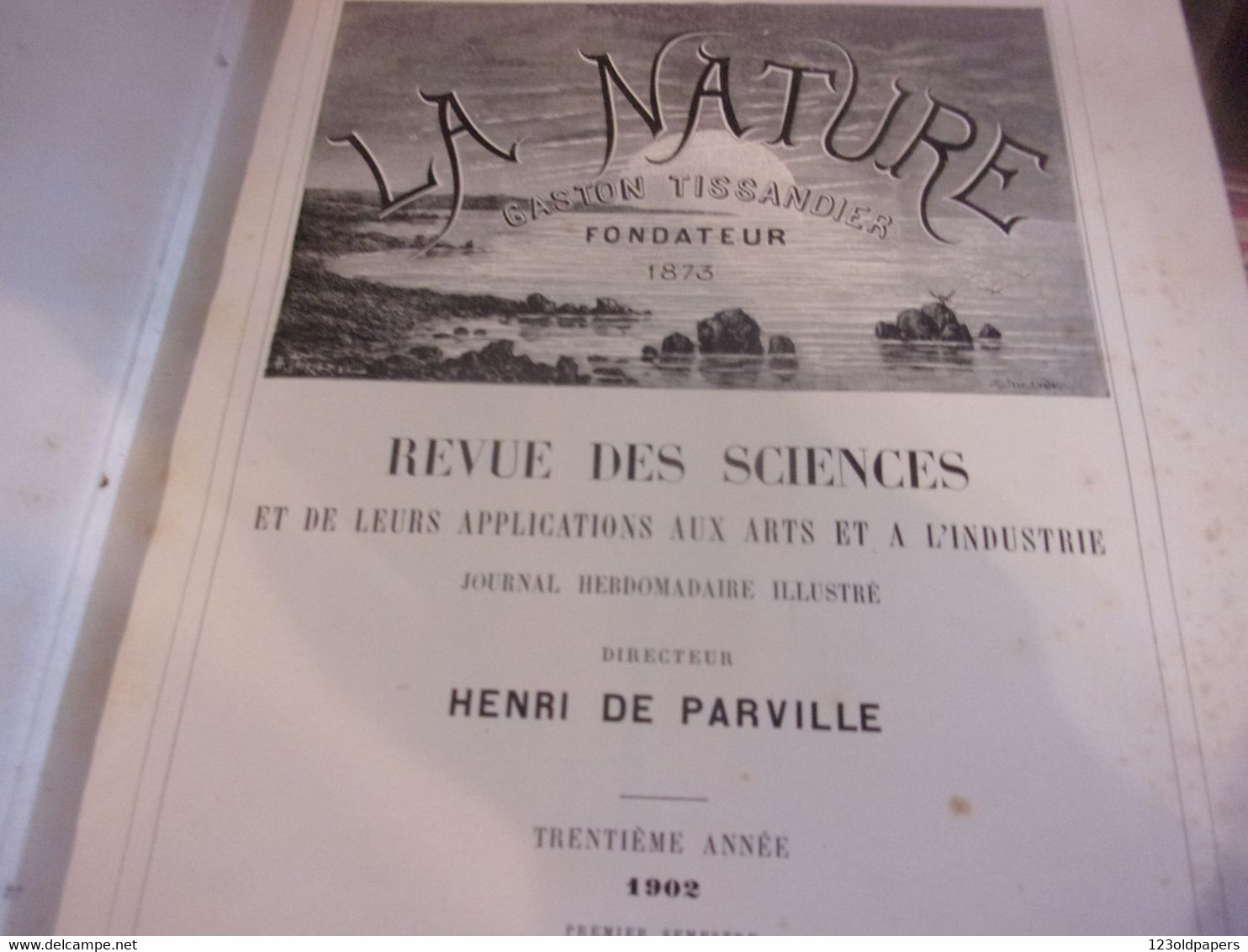 ♥️ 1902  RELIURE EDITEUR LA NATURE  1 ER SEMESTRE TUNNEL SIMPLON MOTOCYCLETTES MONT PERDU METRO.... - Non Classés